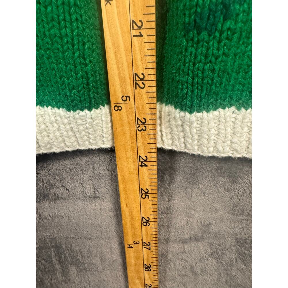 VTG 90s PBJ Sport Hand-Knit Art-To-Wear Embroidered Cardigan Sweater Medium - Picture 4 of 8
